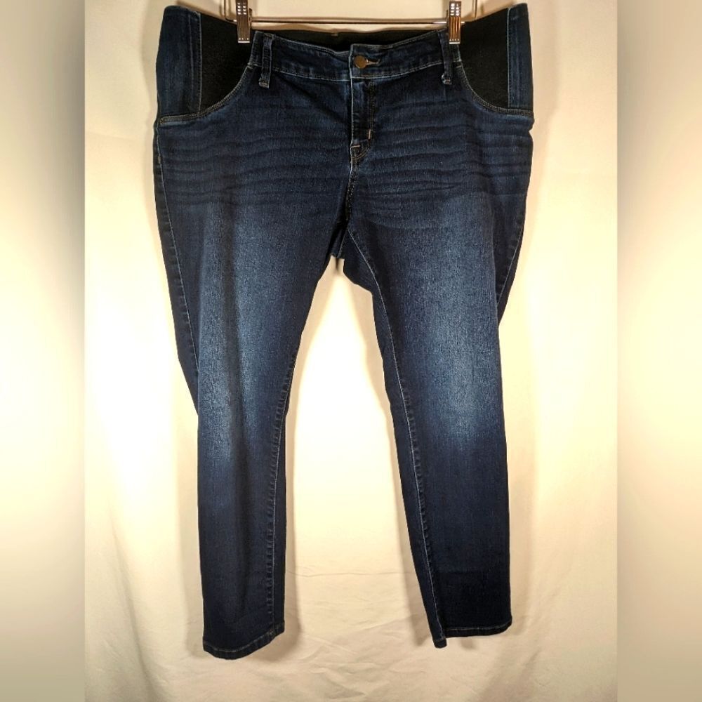 Isabel Maternity by Ingrid & Isabel Skinny Underbelly Jeans Size 16/33R